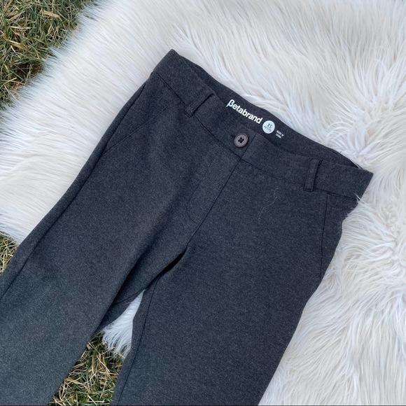Betabrand Classic Dress Pant Yoga Bootcut Gray XS petite - Picture 2 of 5